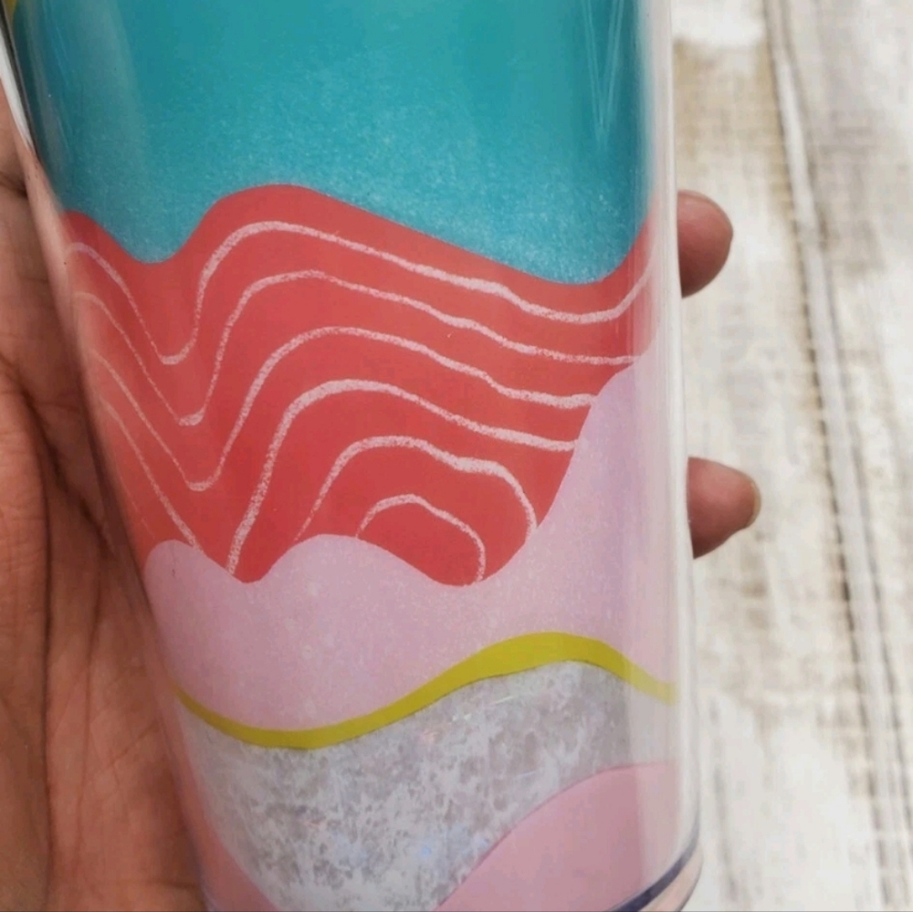 Starbucks 24oz Cold Cup Collectible Summer 2020, "Pastel Wave" Iridescent, New! - Picture 6 of 7